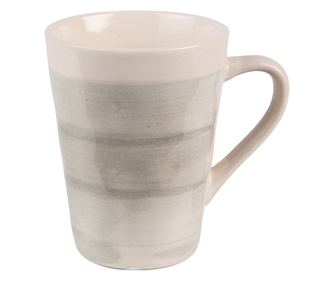 Set od 6 sivo zelenih keramičkih šalica 12x8x12, 400 ml