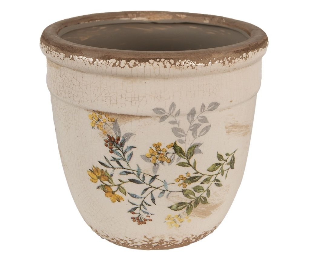 Multicolor Ceramic Flower Pot 18x17 cm