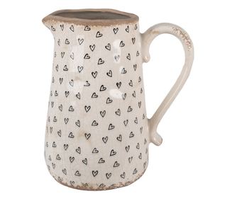 Dekoratívna keramická karafa Srdce 21x15x23 cm