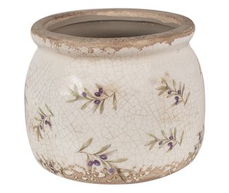 Ghiveci flori ceramica Masline 16x13 cm