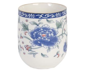 Set od 6 raznobojnih porculanskih šalica 6x8 cm, 100 ml