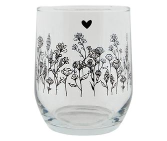 Σετ 6 γυάλινων ποτηριών 8x9 cm, 300 ml