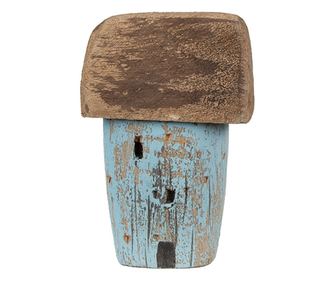 Decoratiune Casuta lemn 6x4x10 cm