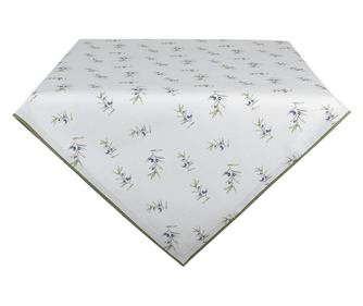 Olivno bombažni namizni prt 100x100 cm