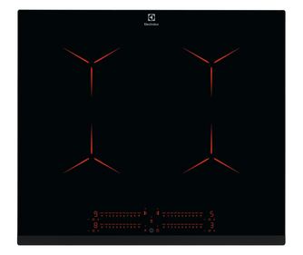 Plita incorporabila Electrolux EIP6446, Inductie, 4 zone de gatit, Touch control, Booster, Timer, Conectivitate hota, 60 cm, Neg