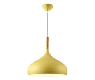 Zen полилей, LuminiLux, жълт, 30 см, метал, E27