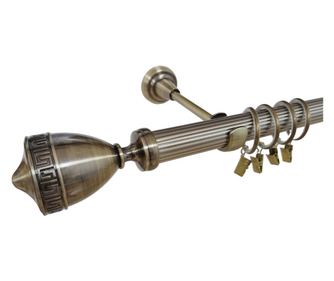 Egyszerű galéria Versus antik arany csíkos cső 25 mm