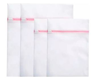 Set 4 saculeti pentru spalarea rufelor, Gonga® Alb