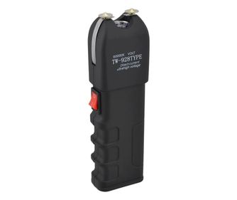 Electrosoc cu Lanterna MRG M928, Reincarcabil, Pentru Autoaparare, De Buzunar, Legal, Alunga Hoti si Animale, Husa Protectie, 22