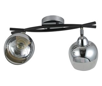 Agora Lighting, MOMO, Таванна лампа, 2 крушки, E27, Хром, Ш: 38 см