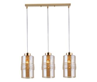 Agora Lighting, BERGEN, Висяща лампа, 3 крушки, E27, Златна, Ш: 59 см