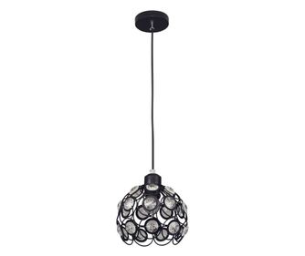 Agora Lighting, FLORENCE, Κρεμαστό φωτιστικό, 1 x E27, Μαύρος, Dia: 19cm