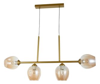 Agora Lighting, LIZA, Függőlámpa, 4 x E27, Arany, Szélesség: 96cm