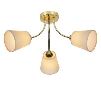 Agora Lighting, CAMILA, stropna svetilka, 5 x E27, zlata, premer: 60 cm