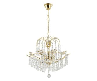 Agora Lighting, ELICA, Полилей, 5 лампи, E14, Златна, Диаметър: 51 см