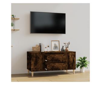 TV komoda, dimljeni hrast, 102x44,5x50 cm, obrađeno drvo