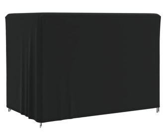 Покривало за градинска люлка черно 220x150x150 см 420D Оксфорд