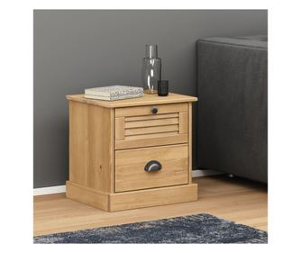 Noćni ormarić VIGO, 42x35x40 cm, masivno borovo drvo