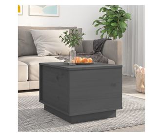 Kvzasztal, szrke, 40x50x35 cm, tmr feny