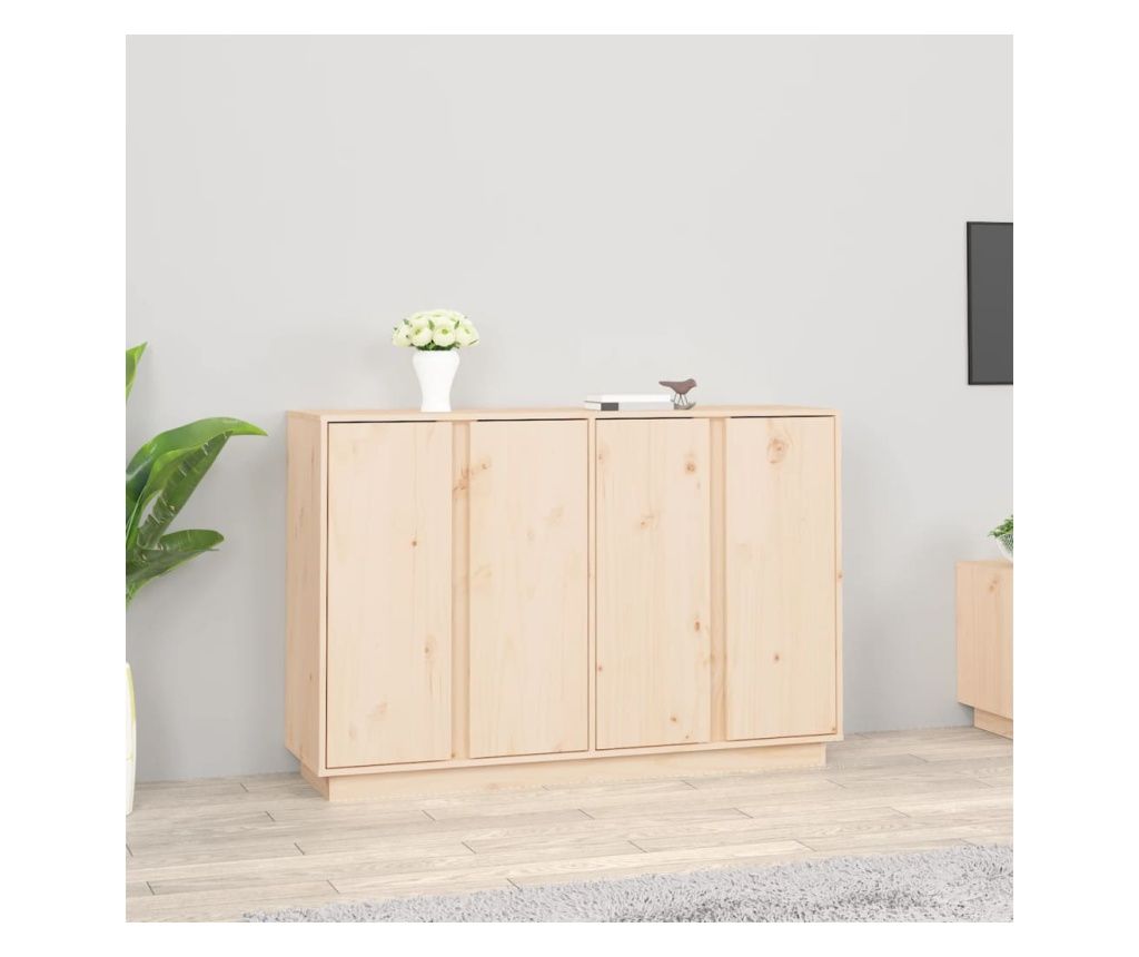 Servantă, 120x35x80 cm, lemn masiv de pin