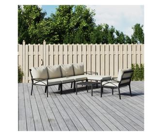 Kertbtor szett, homokszn prnkkal, 7 rszes, acl