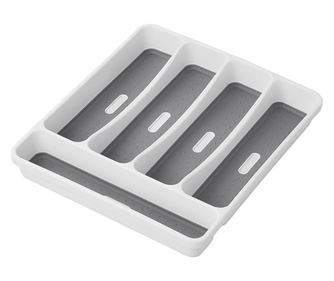 Suport Pufo pentru organizare tacamuri, montabil in sertar bucatarie, 32 cm