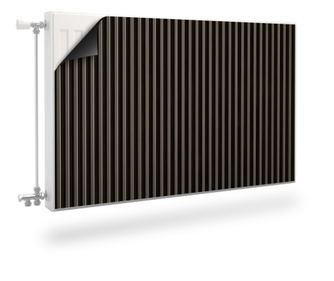 Magnet Muralo, decor radiator, Lamele subtiri, inchise la culoare stil vertical, modern  120x60