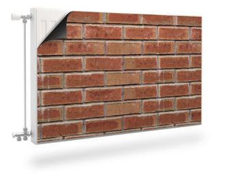 Magnet Muralo, decor radiator, caramida rosie, stil 3D modern  80x60