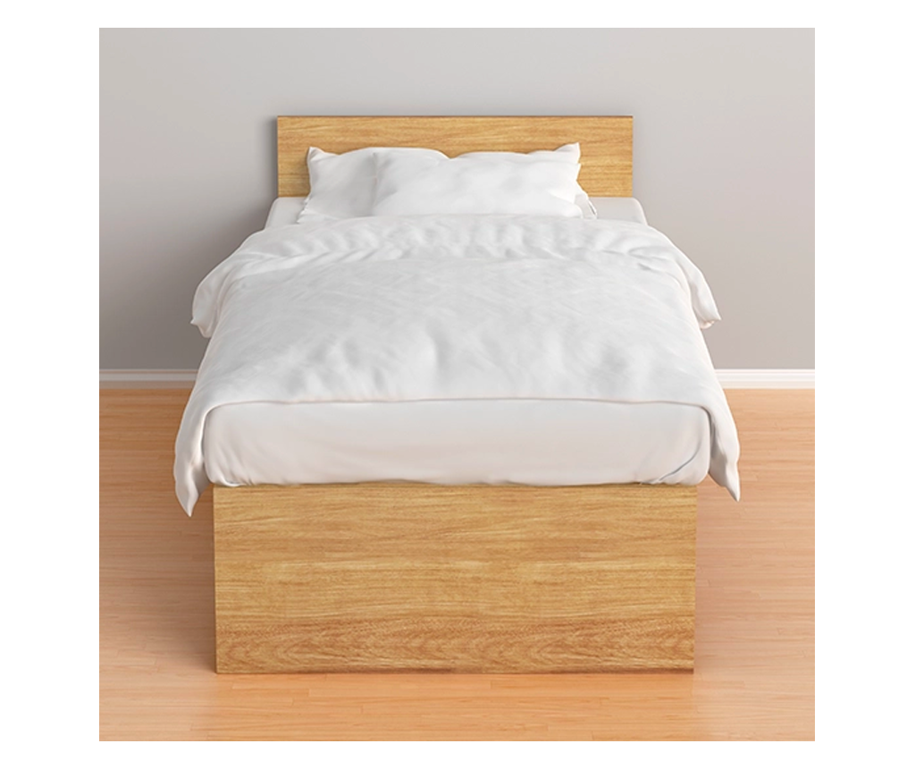 Lenjerie de pat 3 piese Kotonia Home Hotel 1 persoana, 100% bumbac, Olandina, Alb