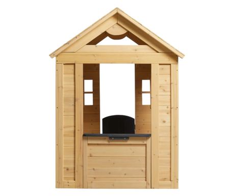 Παιδικό σπίτι GINGER HOME, Ξύλινο, Παιχνίδι έξω στην αυλή και τον κήπο, 140 x 112 x 108 εκατ