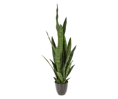 Planta decorativa artificiala Limba Soacrei - Sansevieria in ghiveci 92 cm