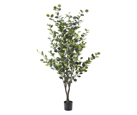Planta decorativa artificiala Eucalipt in ghiveci, inaltime 180 cm