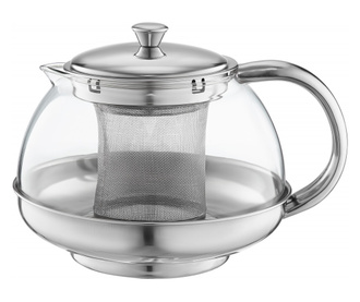 Ceainic sticla cu infuzor inox 0.6L, AMBITION Lux