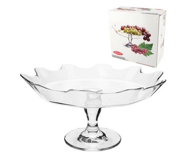 Suport tort cu marginea in sus 32cm, PASABAHCE Splash