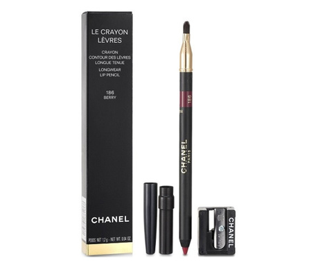 Creion Contur Buze, Chanel, Le Crayon Levres, Longwear, 186 Berry, 1.2 g