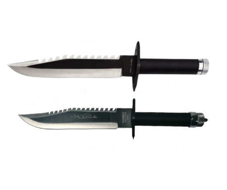 Комплект от два ловни ножа John Rambo, IdeallStore®, Sheath включени