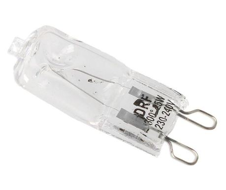 Bec halogen cuptor 300 grade, G9, T4, 25 W, lumina calda
