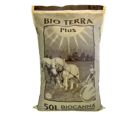 Pamant Canna BioTerra Plus, cantitate 50 liter