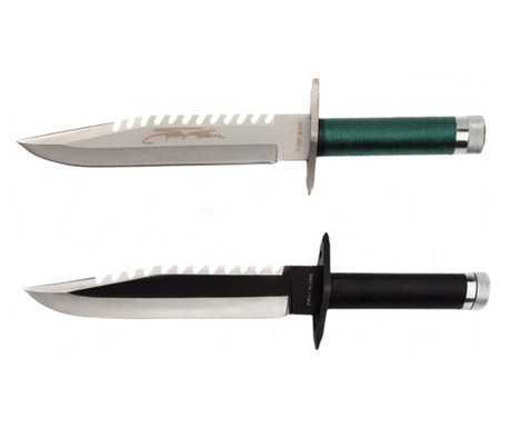 Комплект от два ловни ножа FirstBlood, IdeallStore, 35 см, с включена обвивка
