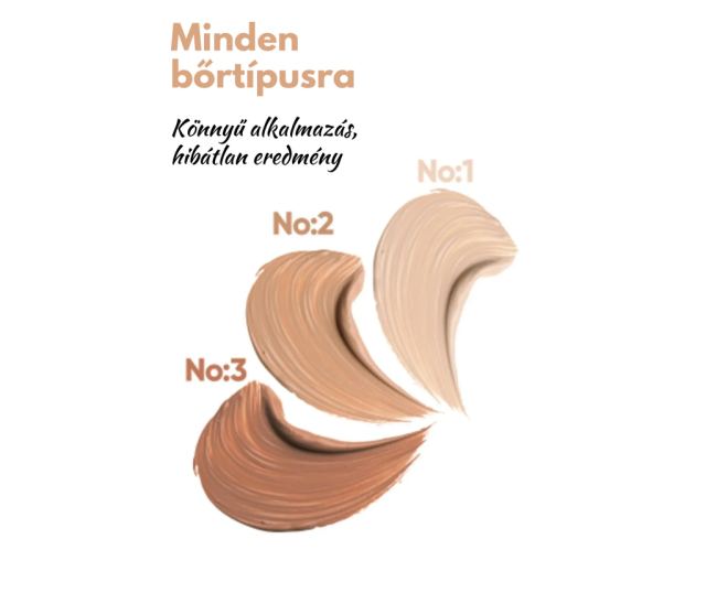 SkinPerfection Axwell by Verilaria Premium Edition hidratáló alapozó, kollagén, No .3 - Sötét, 30ml