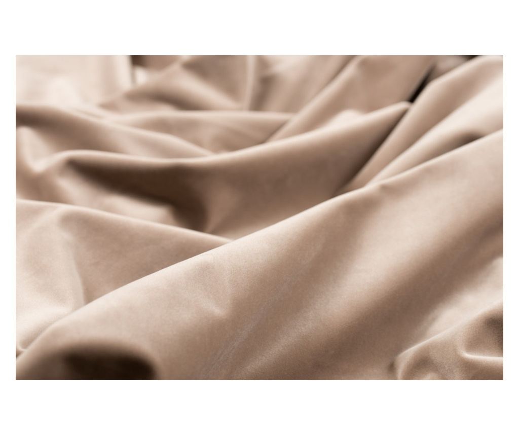 Draperie CU REJANSA CATIFEA MENDOLA CASTELLANO BEJ 04 (ALEGE LATIME: L 400 CM, ALEGE INALTIME: H 170 CM) - 2
