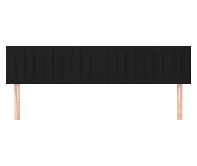 Fekete gytbla, 2 db, 100x5x78/88 cm, textil