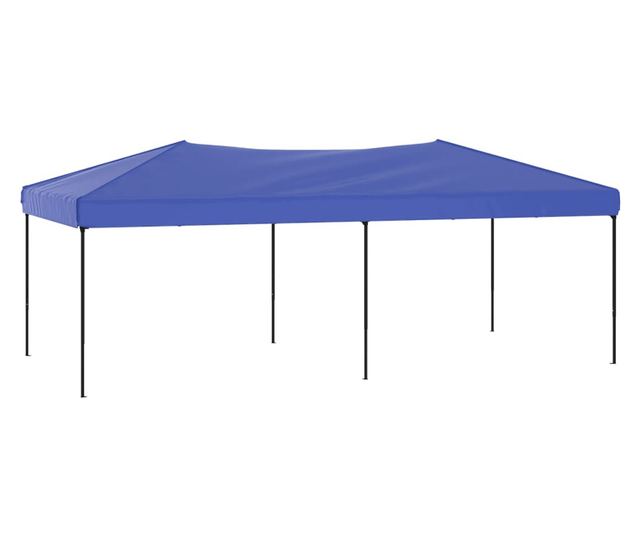 kék összecsukható rendezvénysátor 3 x 6 m