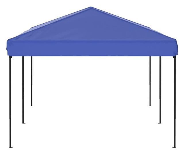 kék összecsukható rendezvénysátor 3 x 6 m