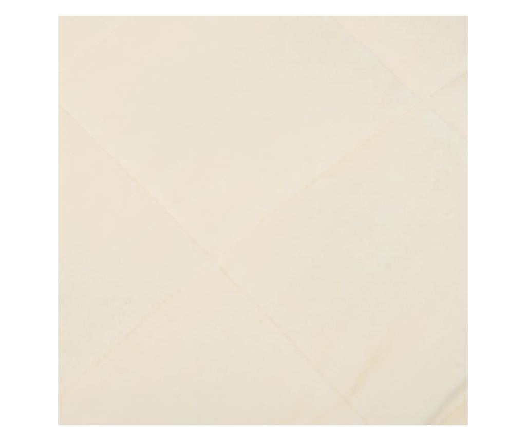 Тежко одеяло, светло кремаво, 200x220 см, 9 кг, текстил - 4