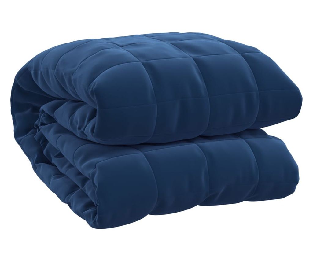 Teška deka, plava, 200x220 cm, 9 kg, tekstilni materijal - 2