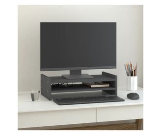 Monitorllvny, szrke, 50x27x15 cm, tmr feny