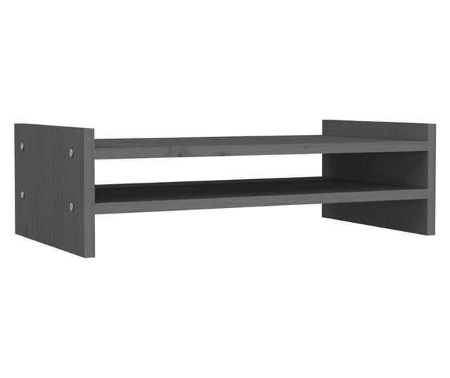 Monitorllvny, szrke, 50x27x15 cm, tmr feny