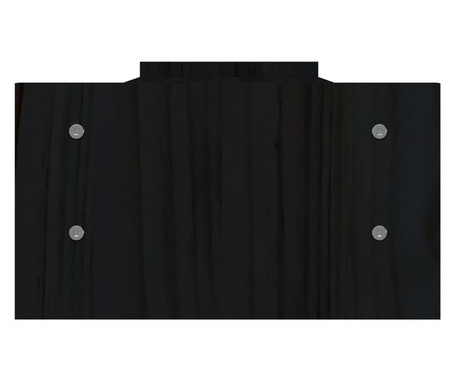 Monitorllvny, fekete, 100x27x15 cm, tmr fenyfa