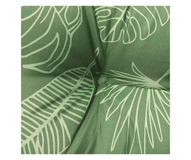 Подложка за палет, с принт на листа, 50x40x12 см, текстил